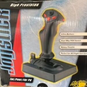 Vintage Mad Catz Black High Precision Rotary Throttle Joystick 1999 Original Box